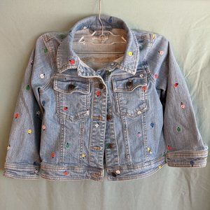 Jean Jacket with Flowers